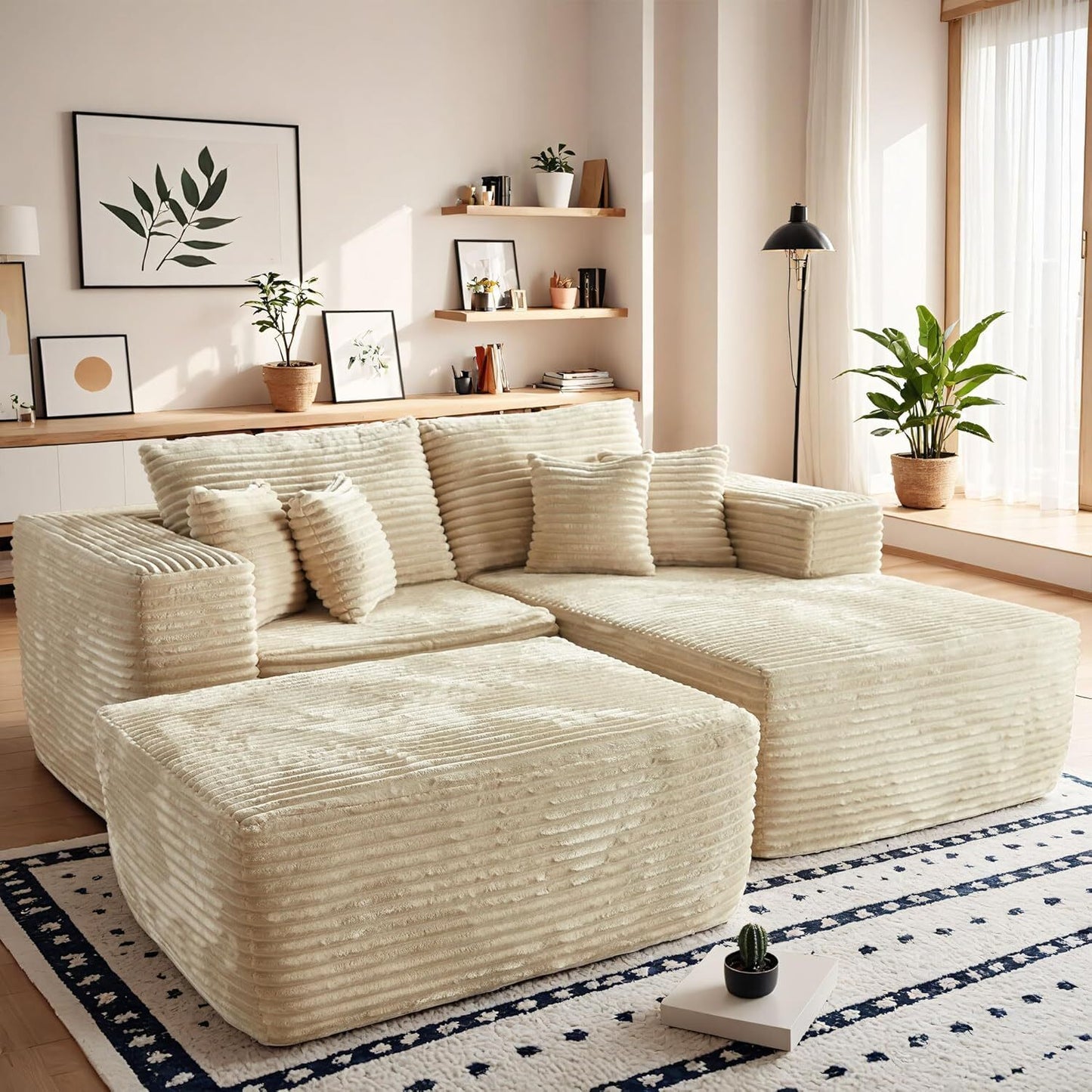 💥Last Day $29.98 💥81" Boneless Sofa